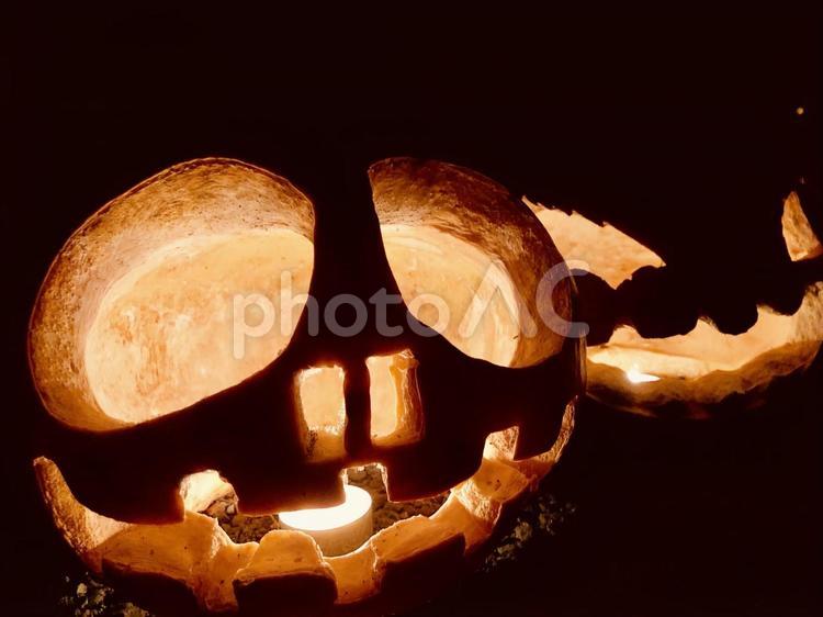 Trick or treat ハロウィーン,ハロウィン,かぼちゃの写真素材