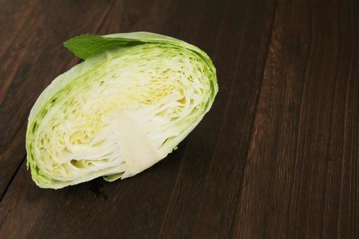 カットした新鮮なキャベツ キャベツ,野菜,新鮮の写真素材