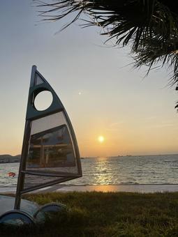 秋の海 四季,風景,景色の写真素材