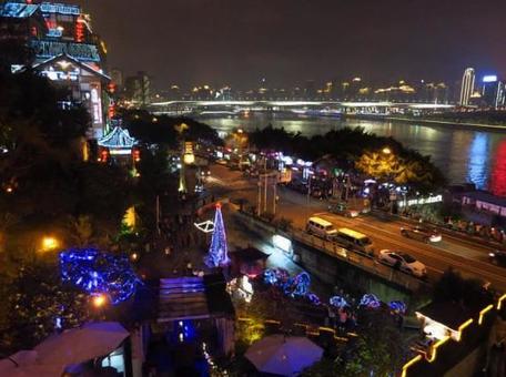 中国 重慶の夜景 7 中国 重慶の夜景 7の写真