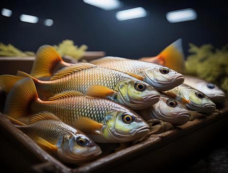 魚市場 魚市場の写真