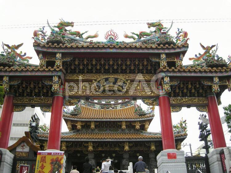 中華街　関帝廟 中華街,横浜,観光地の写真素材