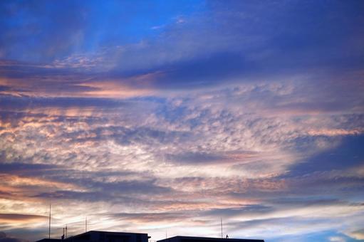 ドラマチックな夕焼け空 ドラマチックな夕焼け空の写真