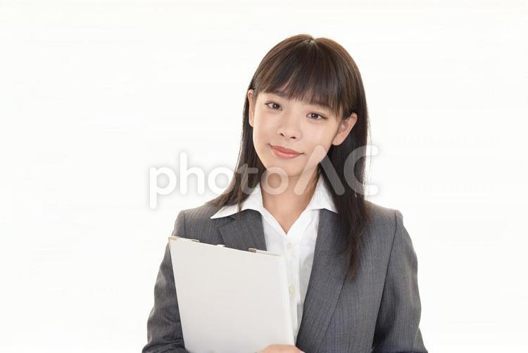 笑顔のビジネスウーマン ビジネス,女性,仕事の写真素材