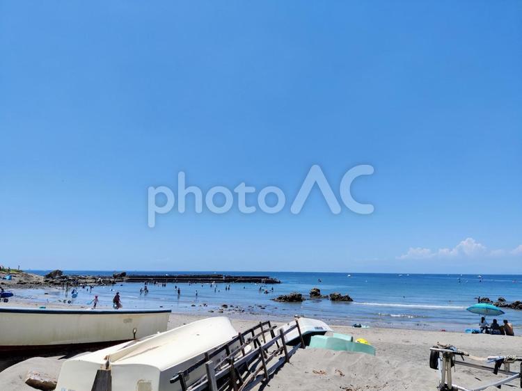 夏の湘南海岸 湘南,海岸,砂浜の写真素材