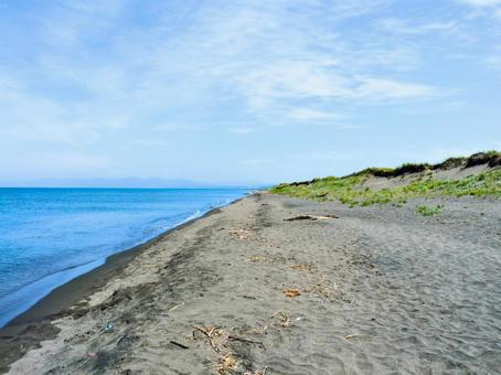 北海道の石狩浜でエネルギーチャージ! 北海道の石狩浜でエネルギーチャージ! 北海道,石狩市,石狩浜の写真素材