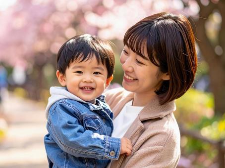 母親と息子 母親と息子の写真