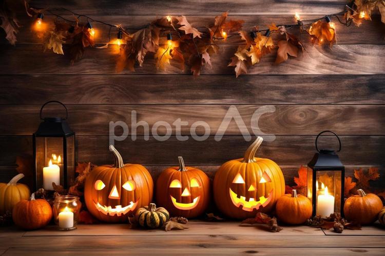 ハロウィン　かぼちゃ8 秋,秋の素材,ハロウィンの写真素材