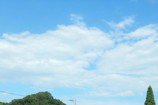 【風景写真】夏空 夏空,空,雲の写真素材
