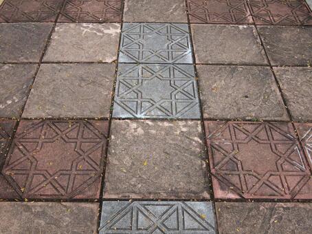 タイル イスラム柄,タイル,イスラムの写真素材