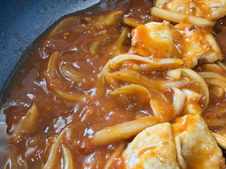 鶏肉のトマト煮 鶏肉のトマト煮 鶏肉,トマト,煮の写真素材