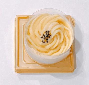 モンブランケーキ モンブランケーキ,モンブラン,cakeの写真素材