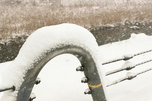 積雪 積雪の写真