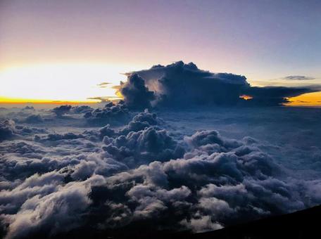 sea of clouds, JPG sea of clouds, sea of clouds, fantasy, beautiful, JPG