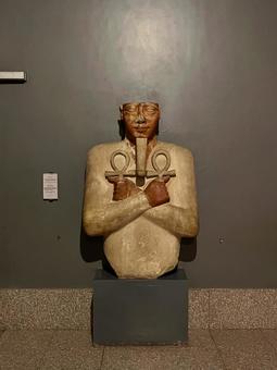 エジプトの石像 世界遺産,エジプト,外国の写真素材