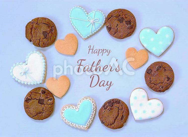 父の日　アイシングクッキー father＇sday,フレーム,父の日の写真素材