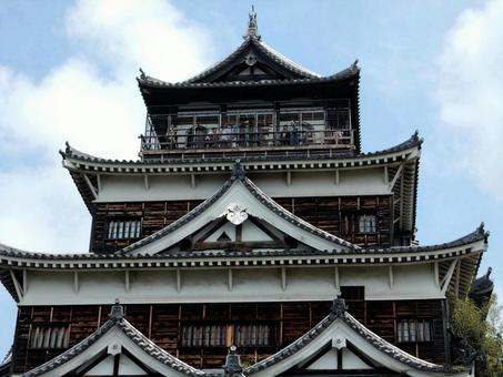 【風景写真】広島城が見える風景の写真