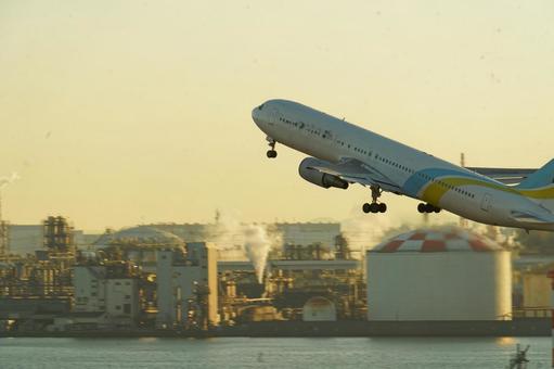 羽田空港4 羽田空港4 飛行機,旅客機,羽田空港の写真素材