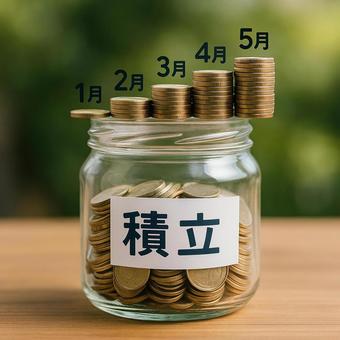 積立貯金の成長グラフ 積立貯金の成長グラフの写真