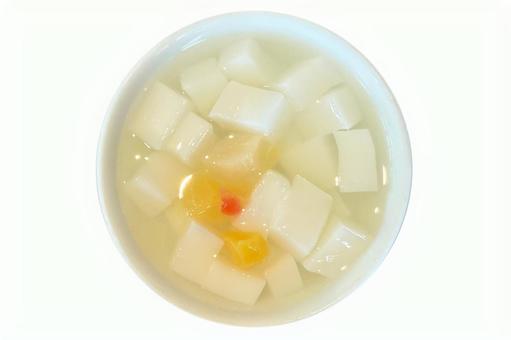 杏仁豆腐 杏仁豆腐 杏仁豆腐,デザート,杏仁の写真素材