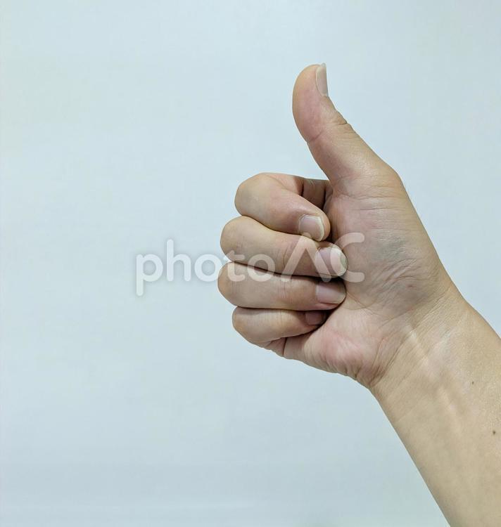 Goodサインをしている手 手,親指,健康な手の写真素材