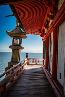 広島県　阿伏兎観音の風景 広島県,阿伏兎観音,福山の写真素材