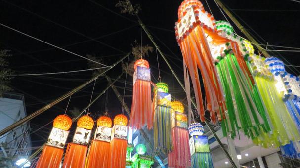 七夕祭り(湘南平塚) 七夕祭り(湘南平塚) 七夕祭り,七夕,七夕飾りの写真素材