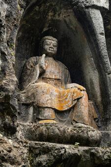 杭州・霊隠寺 飛来峰 霊隠寺,飛来峰,杭州の写真素材