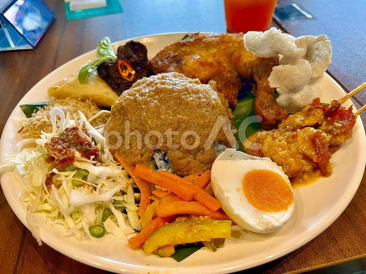 マレーシア、KLマレーシア料理ナシクラブ 海外,マレーシア,マレーシア料理の写真素材