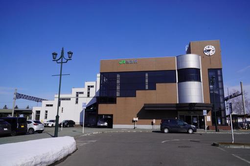 学園都市線 当別駅 学園都市線 当別駅 当別駅,石狩当別,北海道医療大学の写真素材