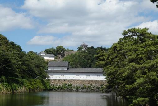 彦根城のお堀 彦根城のお堀 お堀,彦根,水辺の写真素材