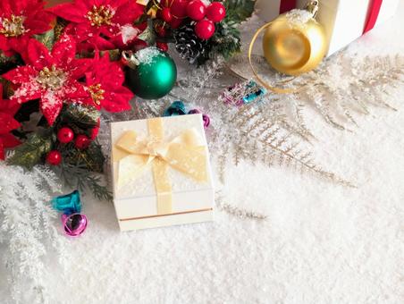 クリスマス（想いを届けよう）6 クリスマス,冬,ポインセチアの写真素材