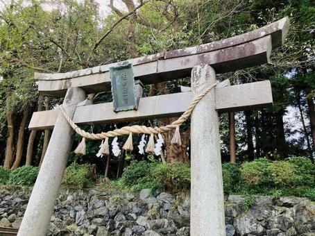 駒形神社　鳥居の写真