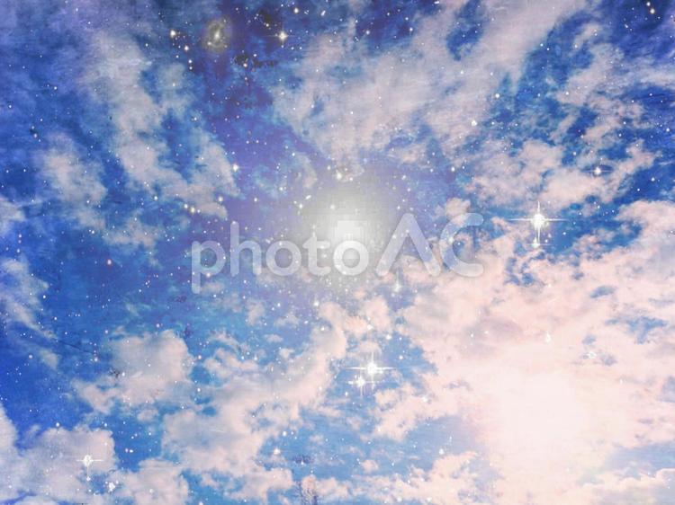 宇宙の果ての光 神秘的,天界,銀河の写真素材