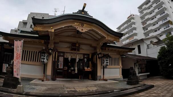 東京都港区高輪２丁目　高輪神社 高輪神社,太子堂,神社の写真素材