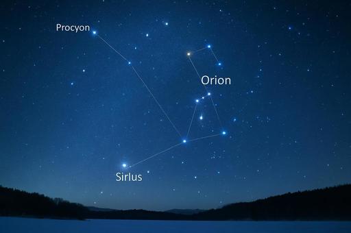 冬の星座 冬の星座の写真