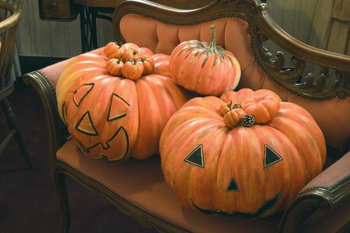 カボチャのおばけ カボチャのおばけ ハロウィン,かぼちゃ,カボチャの写真素材