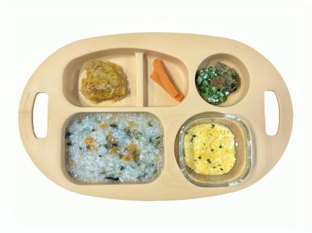 離乳食 離乳食 離乳食,手作り,食事の写真素材