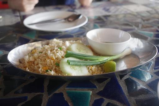 カオパット タイ,タイ料理,エスニック料理の写真素材