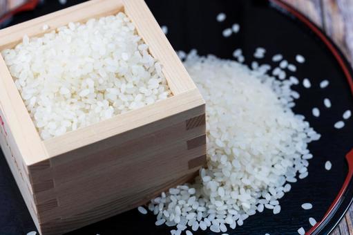 北海道産の「ゆめぴりか」の新米 お米,ごはん,主食の写真素材