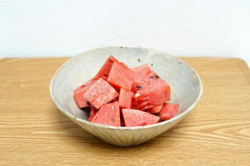 カットスイカ（引き） スイカ,西瓜,小玉の写真素材
