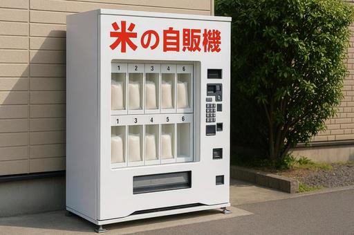 米の自販機・お米販売機の屋外設置・精米所 米の自販機・お米販売機の屋外設置・精米所の写真