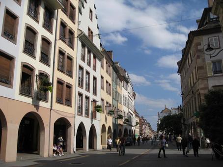 フランス・アルザス フランス・アルザス フランス,ヨーロッパ,街並みの写真素材