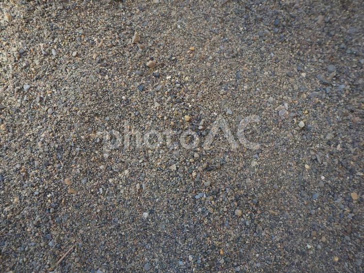 【背景素材】校庭の砂利 砂,砂利,校庭の写真素材