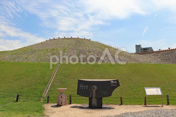 神戸舞子・五色塚古墳 五色塚古墳,神戸,舞子の写真素材