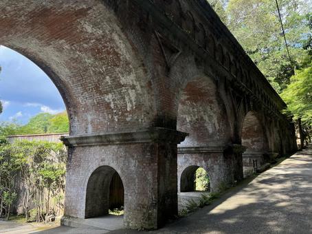 南禅寺　水路閣 水路閣,南禅寺,寺院の写真素材