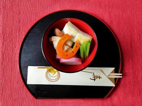午年お雑煮 午年お雑煮 午年,うま年,お雑煮の写真素材
