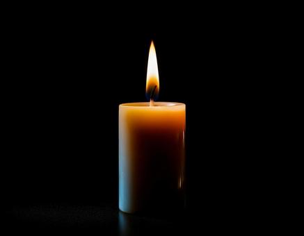 温かみのあるろうそくの幻想的な光4の写真