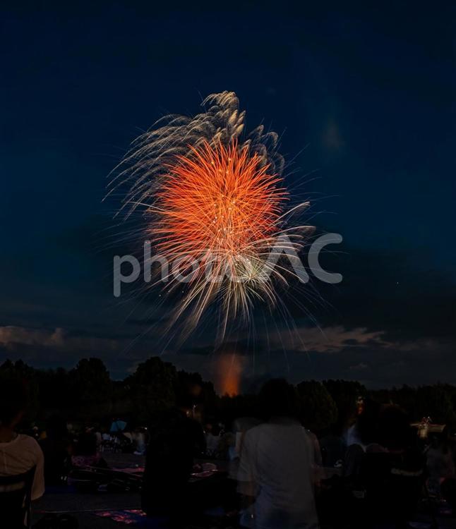 第25回ひがしまつやま花火大会 ひがしまつやま花火大会,花火,綺麗の写真素材