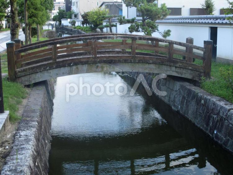 和風の橋 橋,和風,古風の写真素材